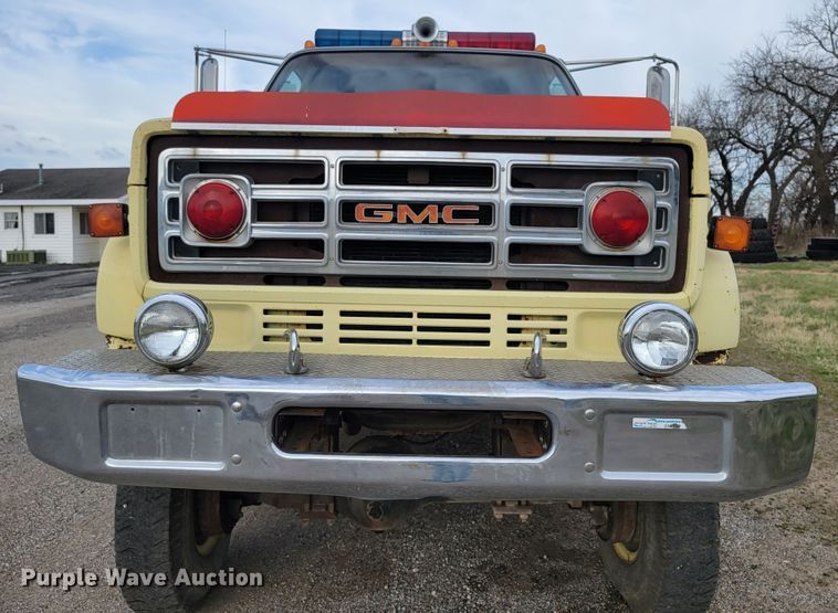 image for item HF9335 1981 GMC Sierra  pumper fire truck
