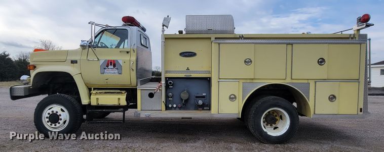 image for item HF9335 1981 GMC Sierra  pumper fire truck