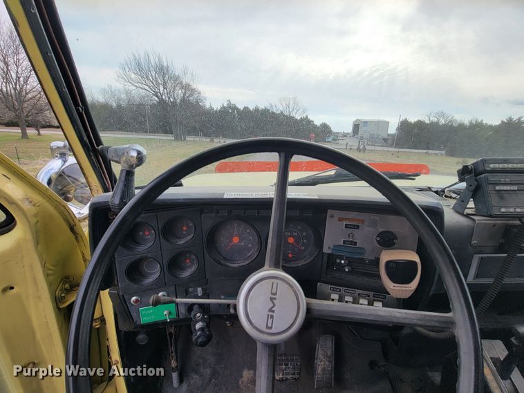 image for item HF9335 1981 GMC Sierra  pumper fire truck