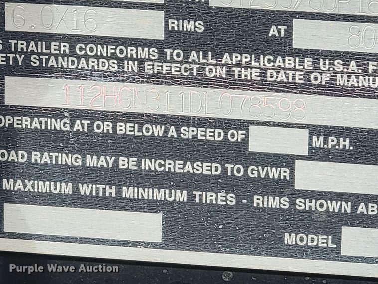 image for item HF9337 2013 Eager Beaver 10HDB-PT  flatbed trailer