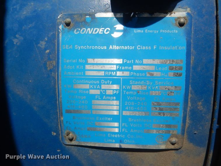 image for item HU9404 Condec  generator