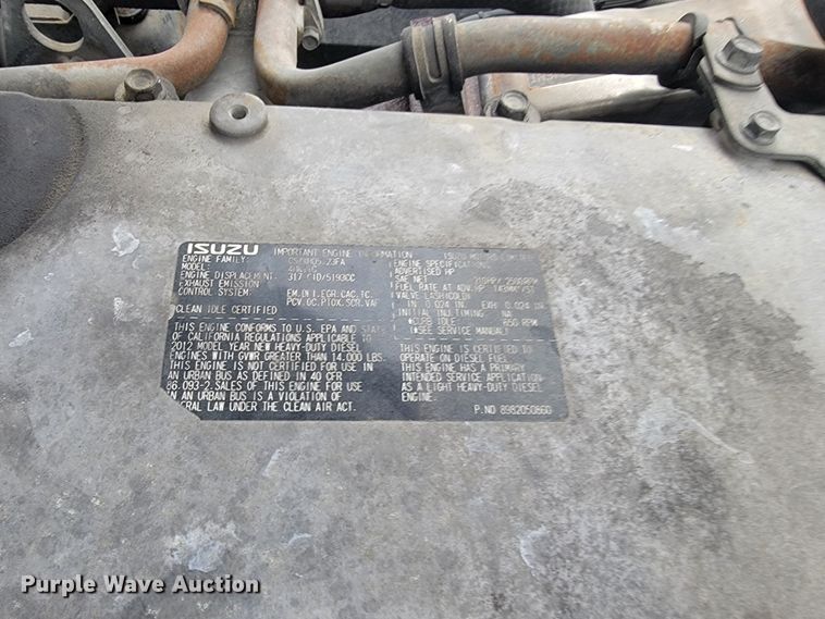 image for item JE9996 2013 Isuzu NPR HD  box truck