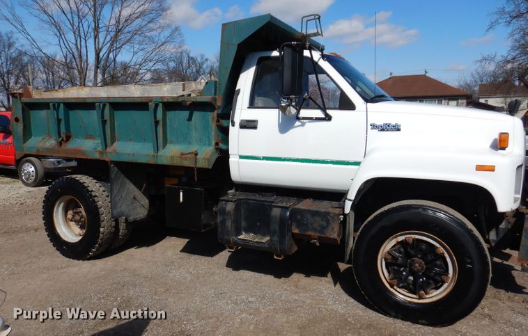 image for item JK9409 1995 GMC Top Kick  dump truck