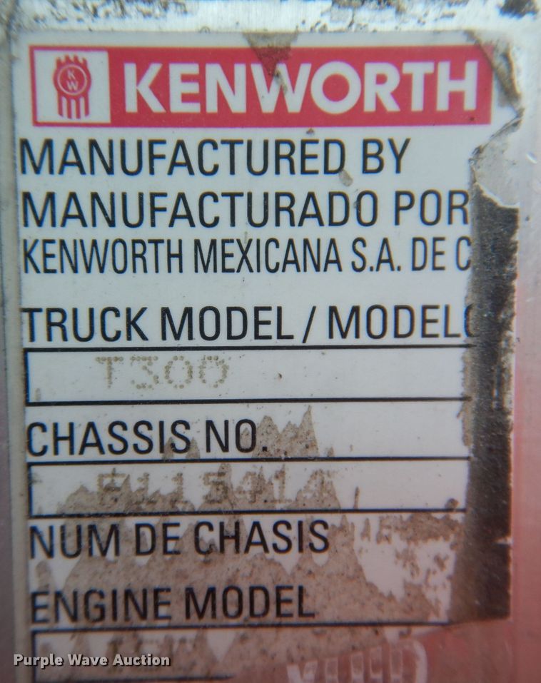 image for item JK9410 2008 Kenworth T300  rollback truck