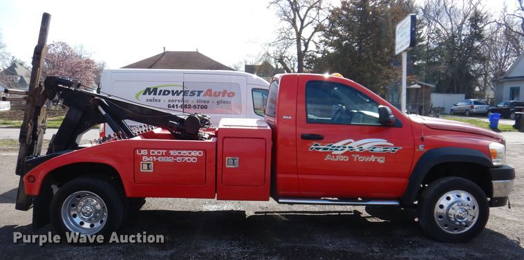 image for item JK9420 2010 Dodge Ram 5500HD  tow truck