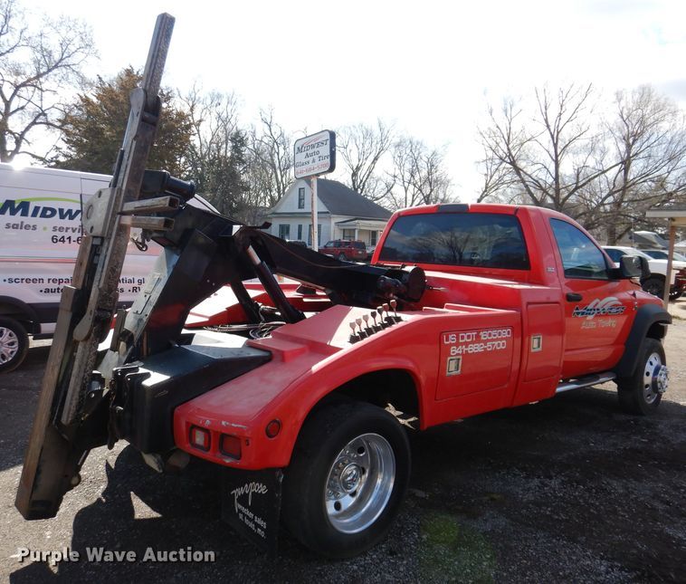 image for item JK9420 2010 Dodge Ram 5500HD  tow truck