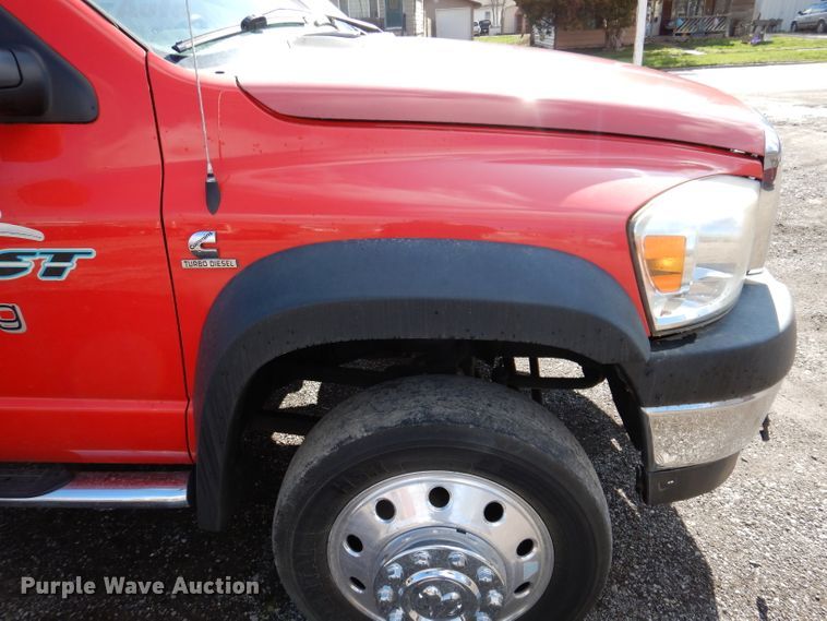 image for item JK9420 2010 Dodge Ram 5500HD  tow truck