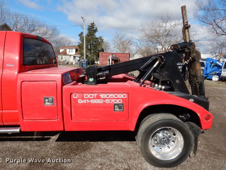 image for item JK9420 2010 Dodge Ram 5500HD  tow truck