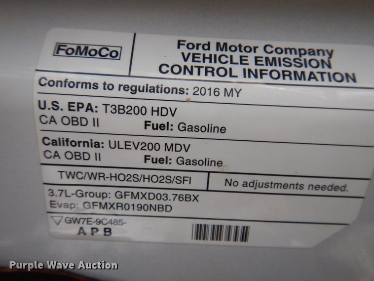 image for item JK9425 2016 Ford Transit 350  delivery van