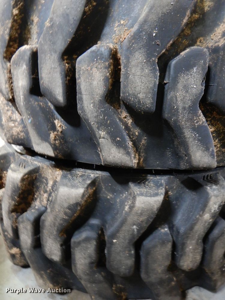 image for item JK9443 (2) Galaxy Muddy buddy 10x16.5 skid steer tires