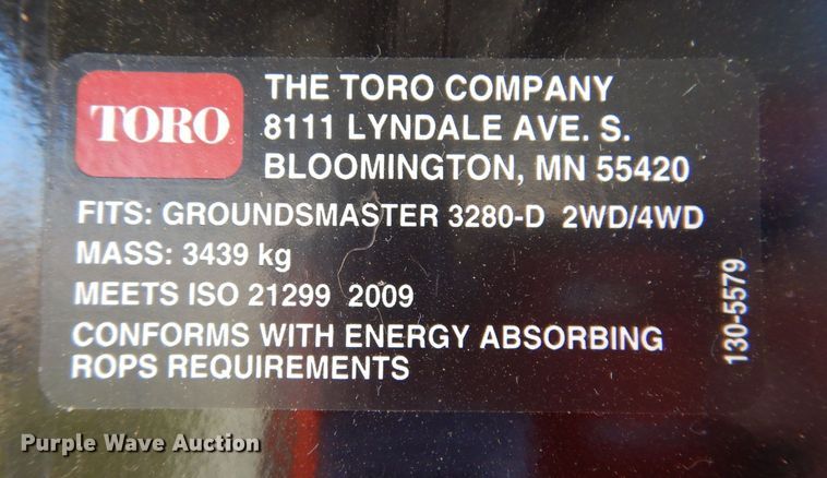 image for item JK9452 Toro Groundsmaster 3280D  lawn mower