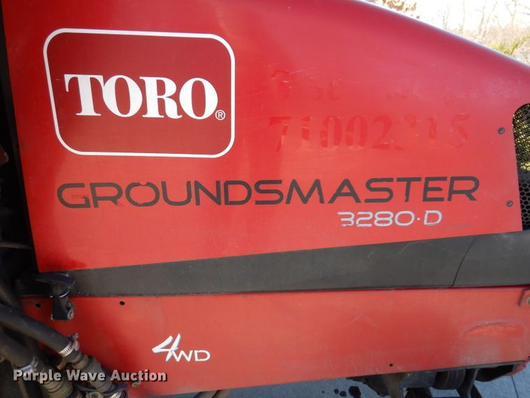 image for item JK9452 Toro Groundsmaster 3280D  lawn mower
