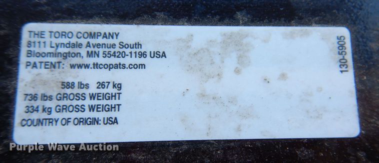 image for item JK9452 Toro Groundsmaster 3280D  lawn mower