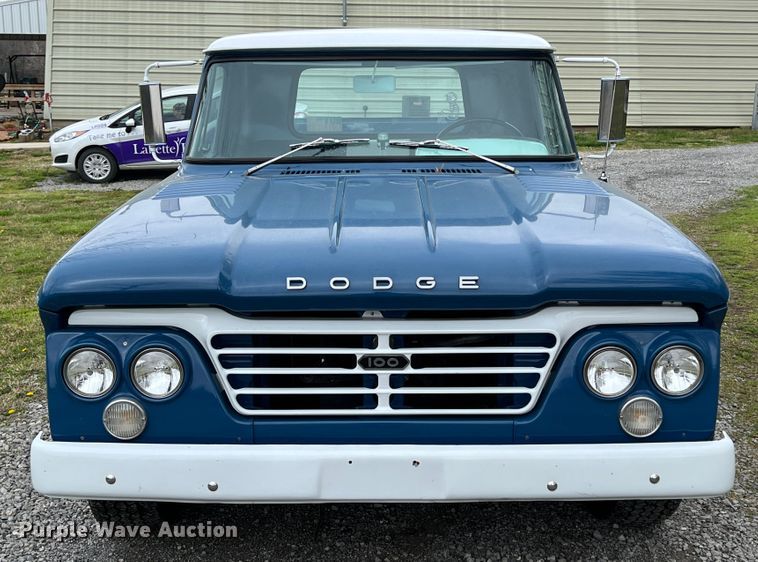 image for item JQ9067 1965 Dodge D100  pickup truck