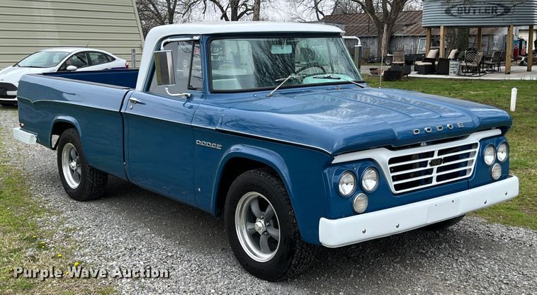 image for item JQ9067 1965 Dodge D100  pickup truck