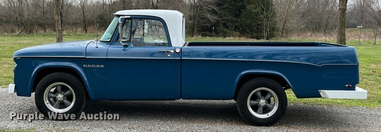 image for item JQ9067 1965 Dodge D100  pickup truck