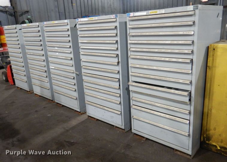 image for item KE9011 (5) metal storage cabinets
