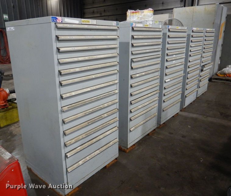 image for item KE9011 (5) metal storage cabinets