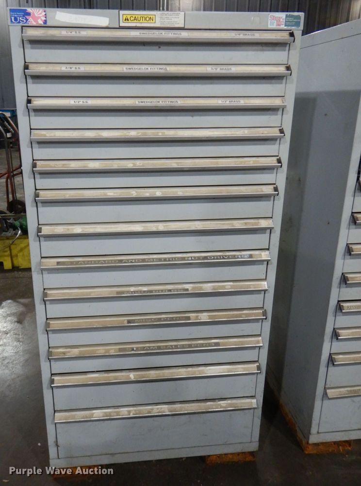 image for item KE9011 (5) metal storage cabinets
