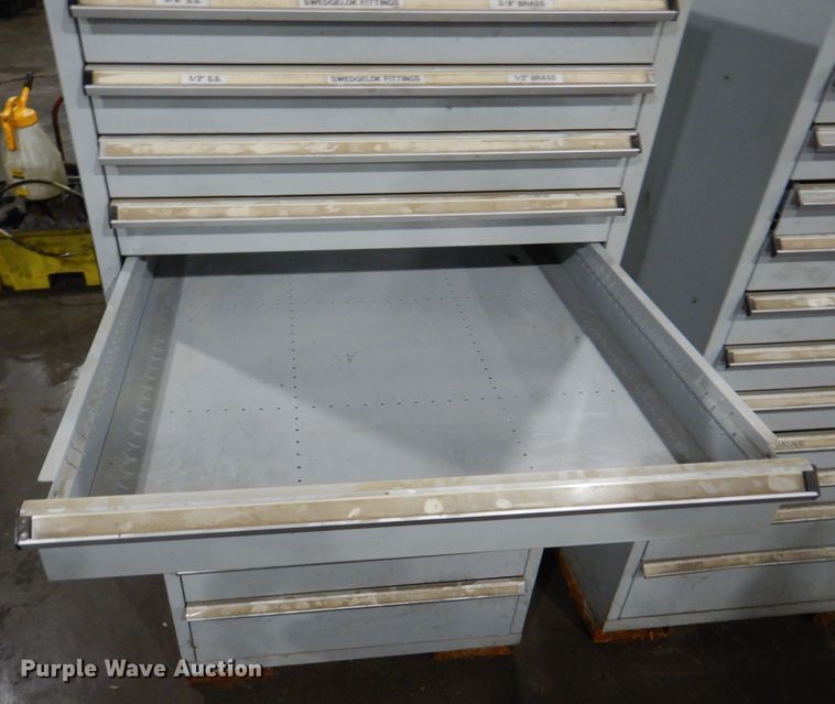 image for item KE9011 (5) metal storage cabinets