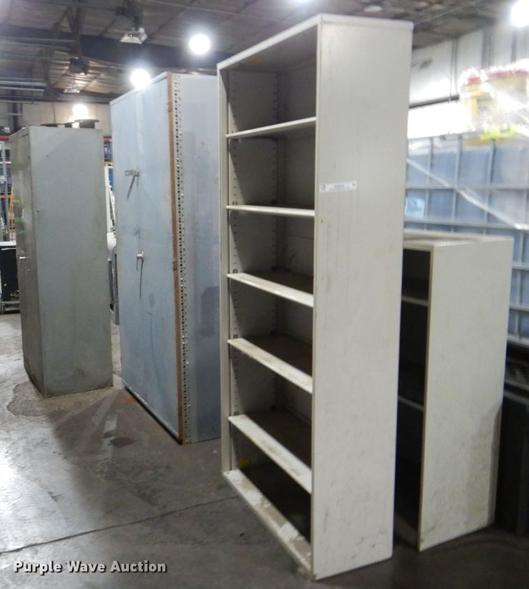 image for item KE9016 (6) metal storage cabinets