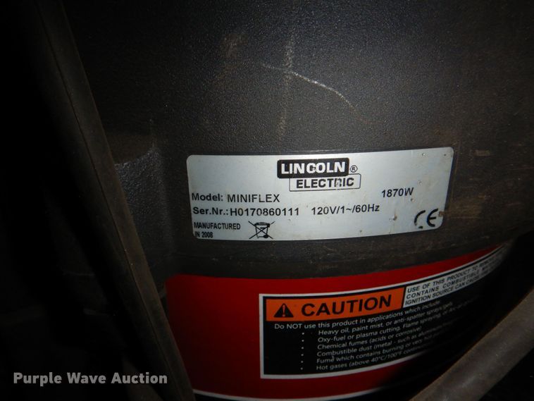 image for item KE9018 (3) Lincoln Electric vacuums