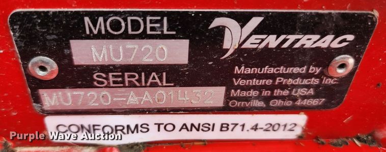 image for item KE9724 Ventrac MJ720  mower deck