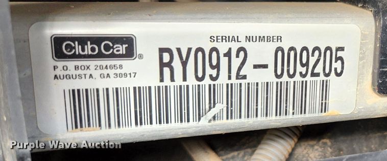 image for item KE9747 2009 Club Car XRT 1550  utility vehicle