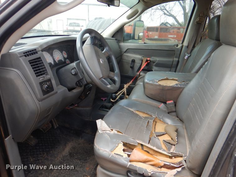 image for item KP9195 2008 Dodge Ram 4500  Quad Cab dump flatbed truck