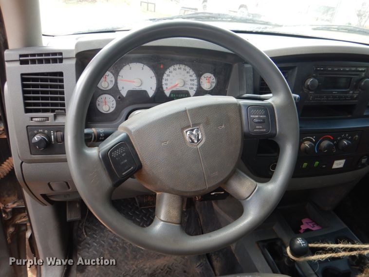 image for item KP9195 2008 Dodge Ram 4500  Quad Cab dump flatbed truck