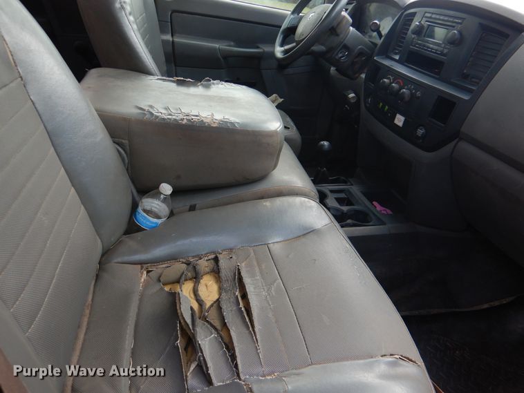 image for item KP9195 2008 Dodge Ram 4500  Quad Cab dump flatbed truck