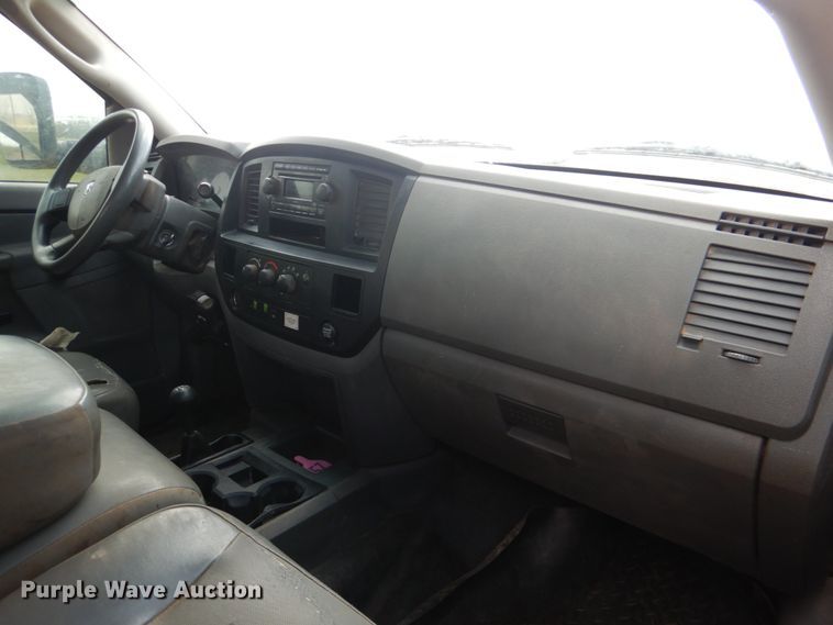 image for item KP9195 2008 Dodge Ram 4500  Quad Cab dump flatbed truck