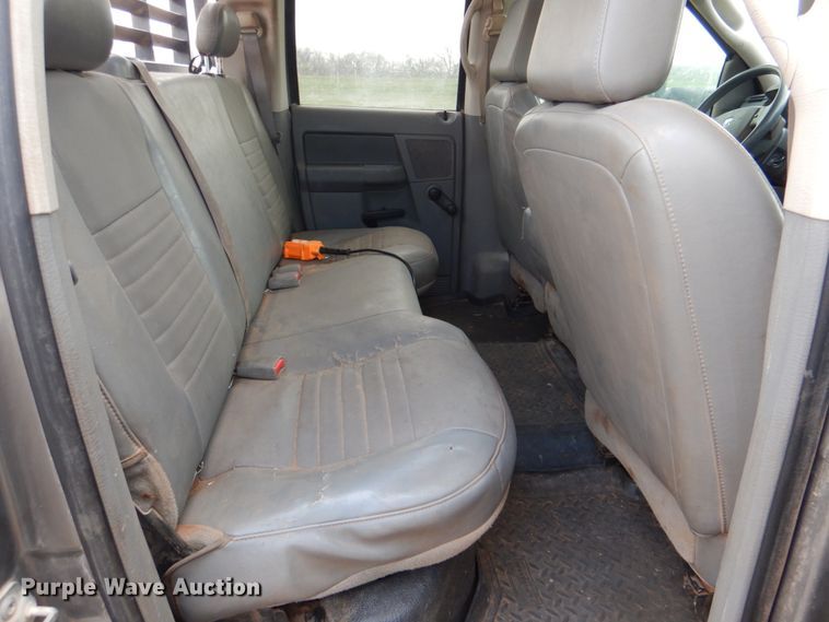 image for item KP9195 2008 Dodge Ram 4500  Quad Cab dump flatbed truck