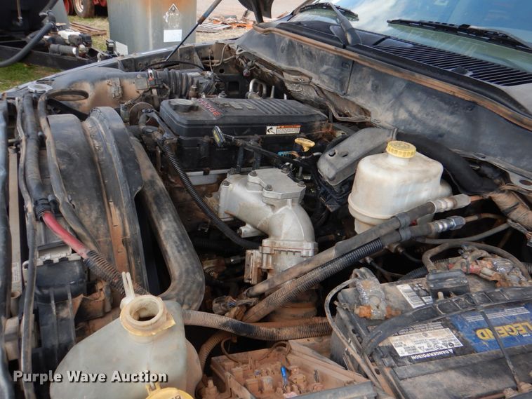 image for item KP9195 2008 Dodge Ram 4500  Quad Cab dump flatbed truck