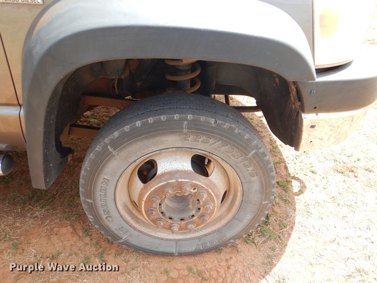 image for item KP9195 2008 Dodge Ram 4500  Quad Cab dump flatbed truck