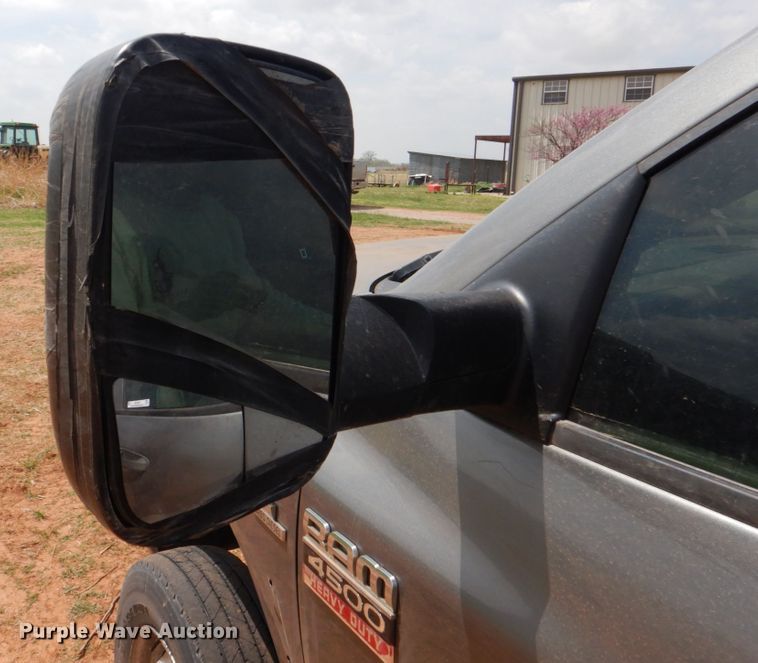 image for item KP9195 2008 Dodge Ram 4500  Quad Cab dump flatbed truck