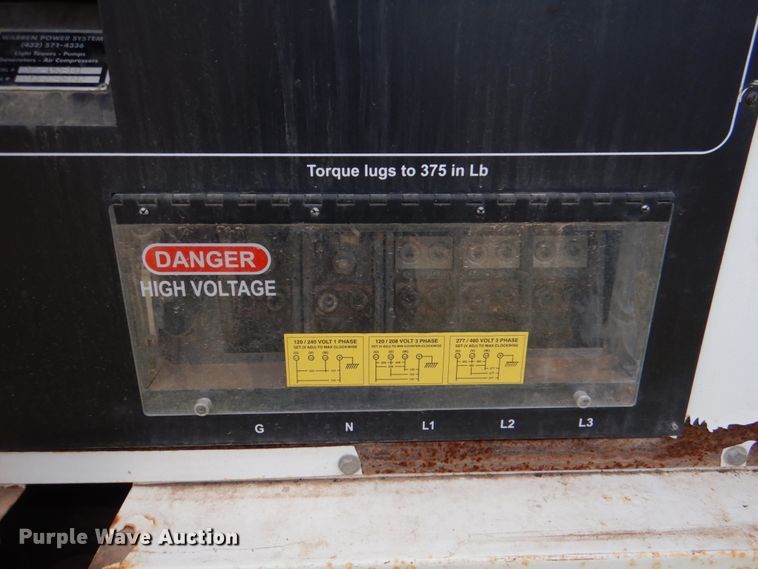 image for item KP9251 Warren Power Systems 150  generator