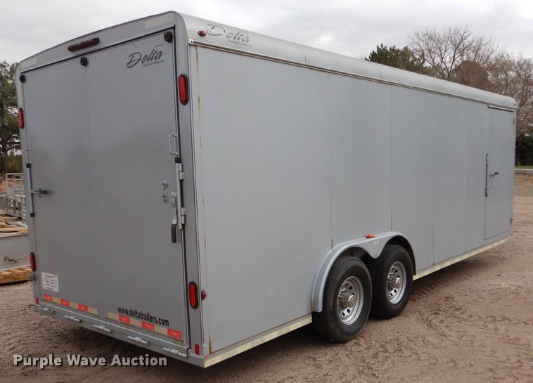 image for item LJ9965 2013 Delta  enclosed cargo trailer