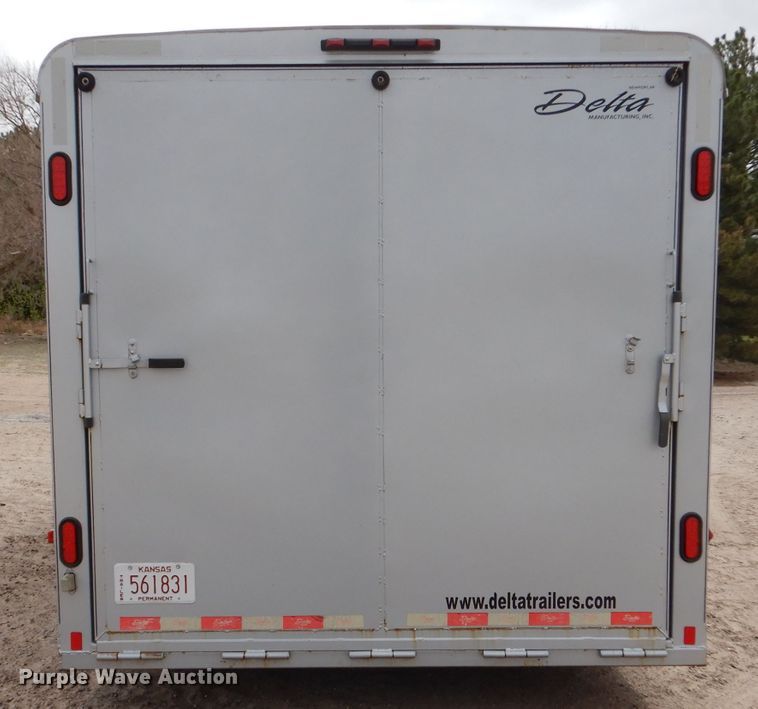 image for item LJ9965 2013 Delta  enclosed cargo trailer