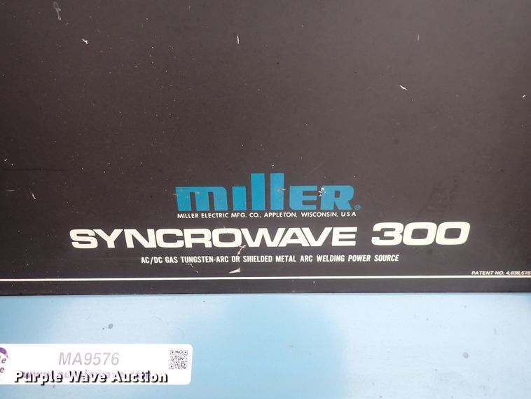 image for item MA9576 Miller Synchrowave 300  welder