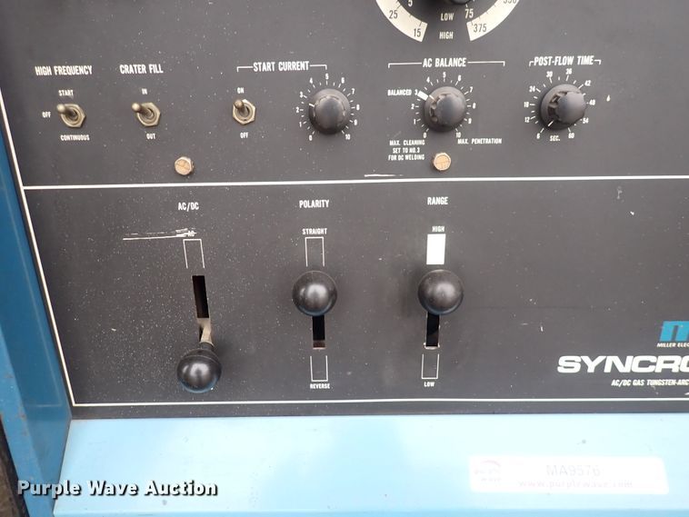 image for item MA9576 Miller Synchrowave 300  welder