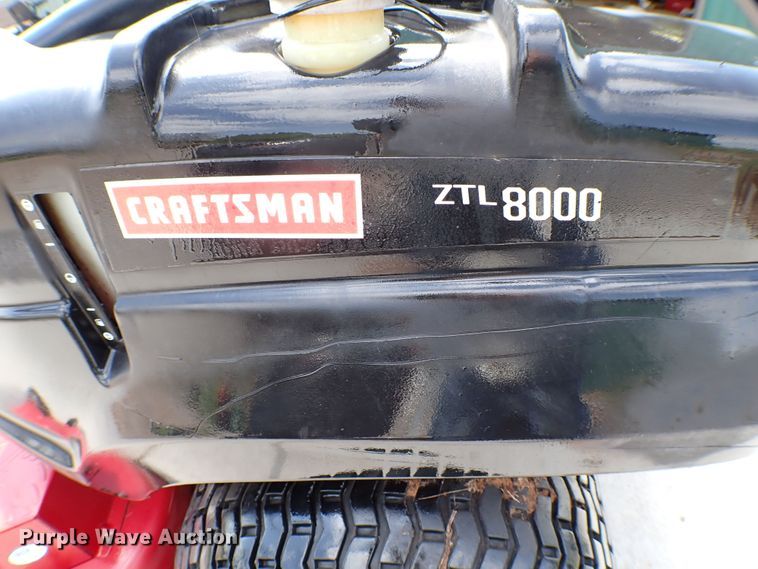 image for item MF9287 Craftsman ZTL8000  ZTR lawn mower