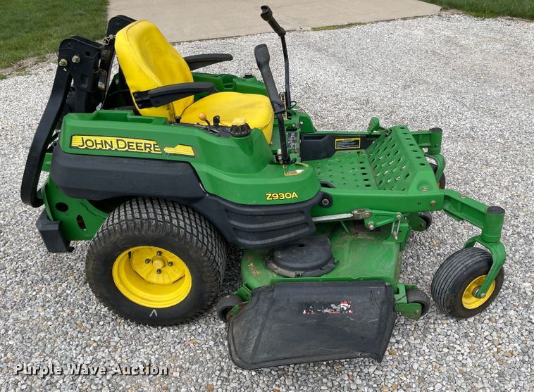 image for item MJ9593 2010 John Deere Z930A  ZTR lawn mower