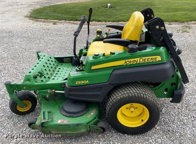 image for item MJ9593 2010 John Deere Z930A  ZTR lawn mower