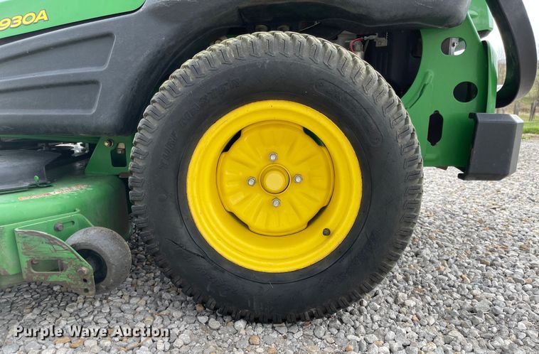 image for item MJ9593 2010 John Deere Z930A  ZTR lawn mower