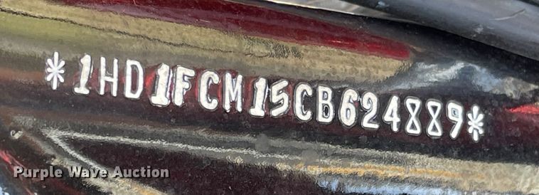 image for item MJ9601 2012 Harley Davidson Electra Glide Ultra Classic 103  motorcycle