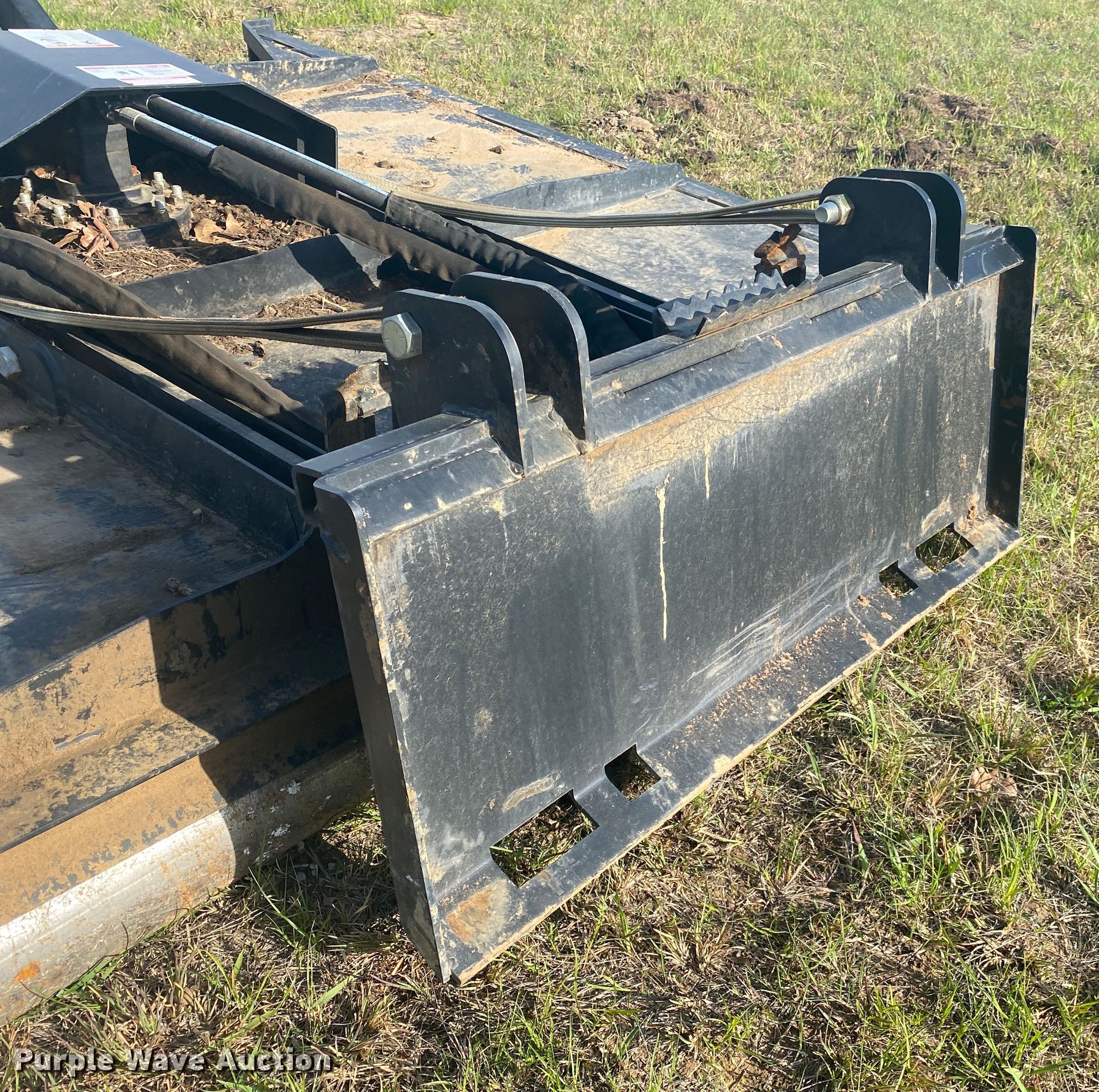 Jenkins Iron & Steel 7' W skid steer brush mower in Seminole, OK Item