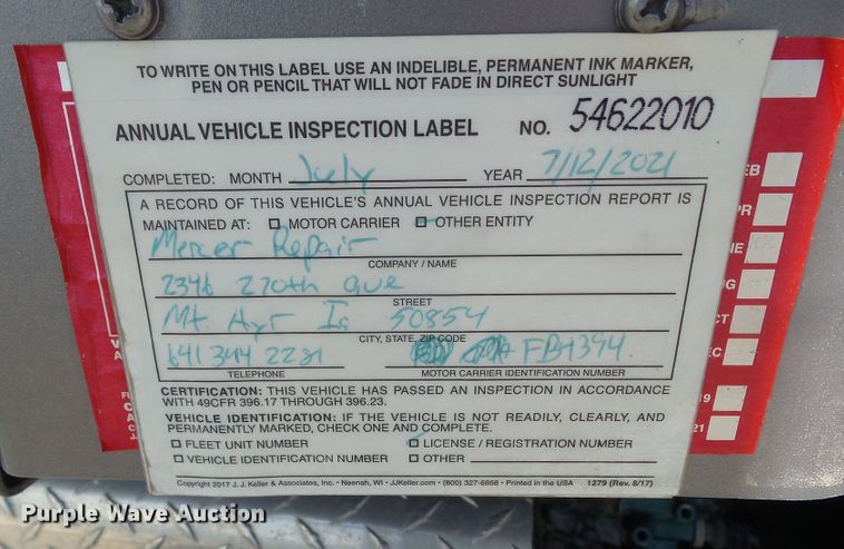 image for item DA7208 2005 Kenworth T800  dump truck