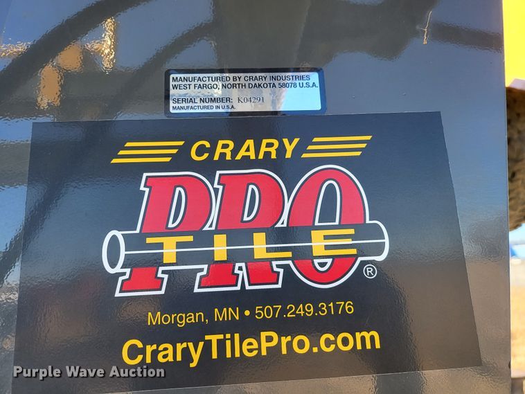 image for item DE2121 Crary Tile Pro 612  tile plow