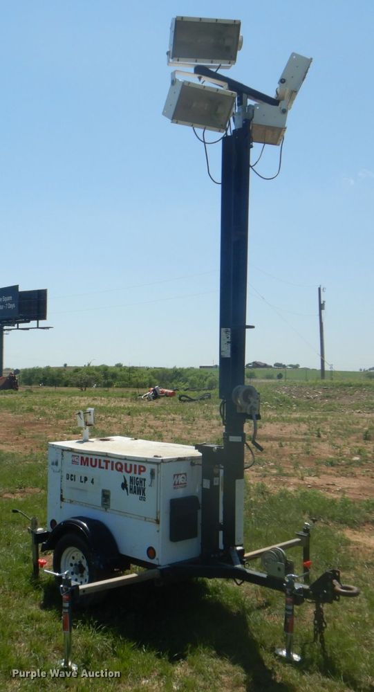 image for item DH7358 2007 Multiquip Nighthawk LT12  light plant